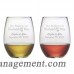 Susquehanna Glass Best Friends For Life 21 Oz. Stemless Wine Glass ZSG3082
